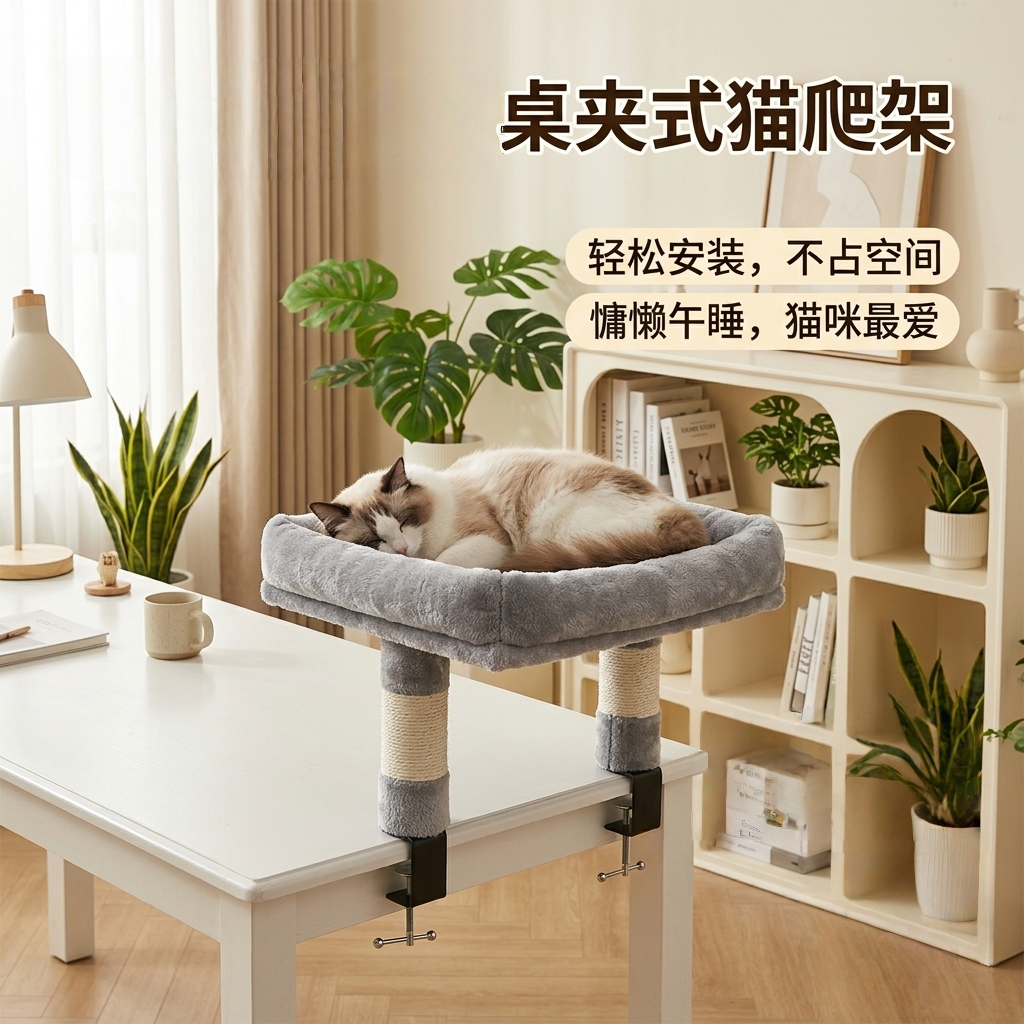 桌面免打孔猫窝127-2