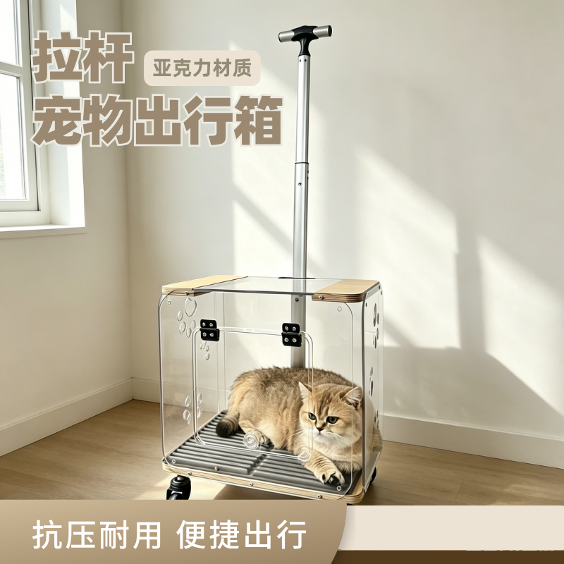 亚克力宠物出行箱MP115